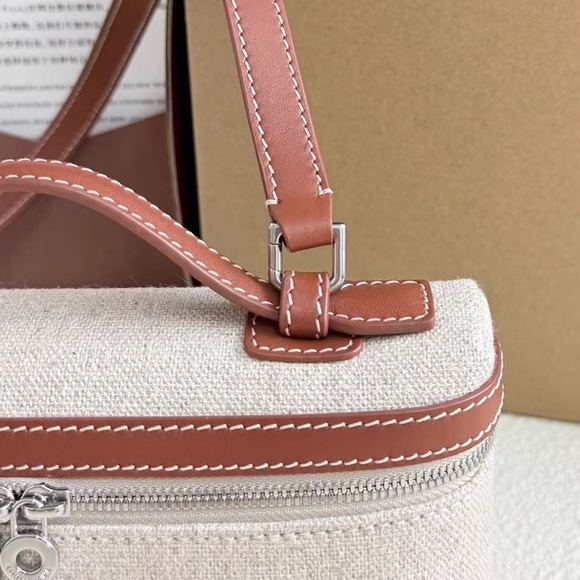 Loro Piana Beige and Tan Crossbody Bag - Picture 6 of 8